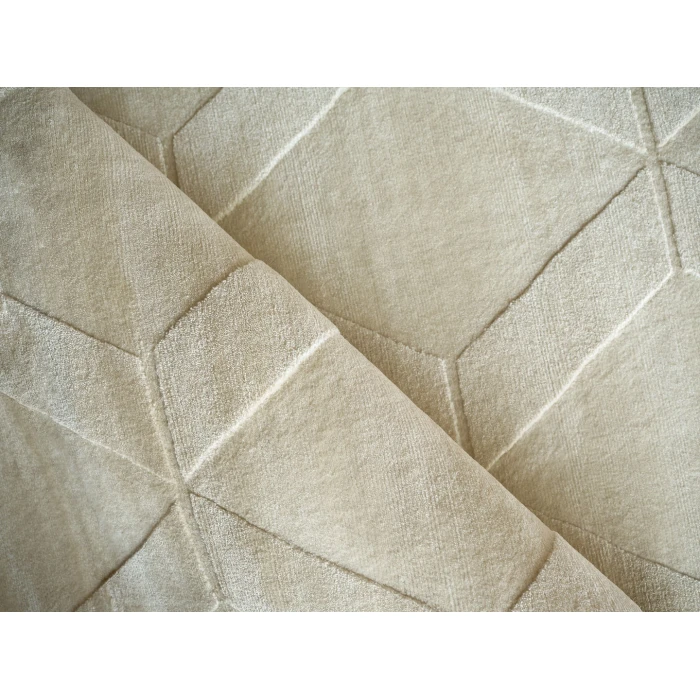 Exquisite Rugs Brunello Modern Light Beige 67391X16 1ft.X1ft.6in. Rect. Rug
