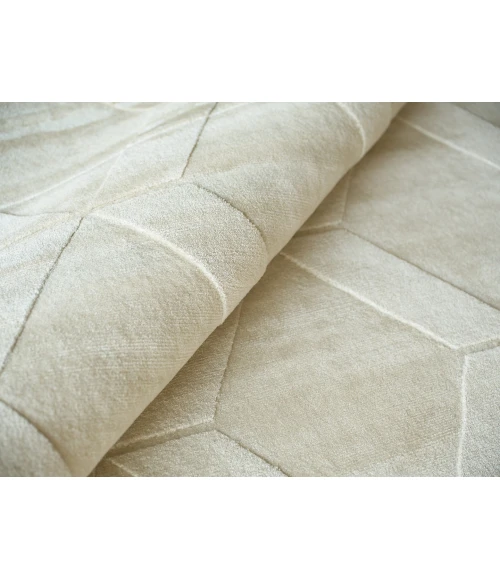 Exquisite Rugs Brunello Modern Light Beige 673914X14 SQUARE 14ft.X14ft. SQUARE Square Rug