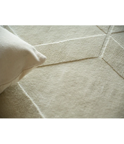Exquisite Rugs Brunello Modern Light Beige 673914X14 SQUARE 14ft.X14ft. SQUARE Square Rug