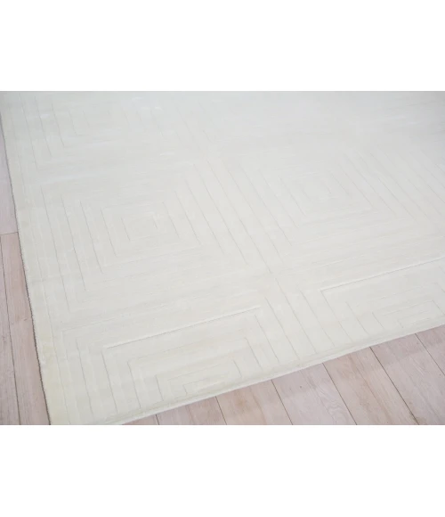Exquisite Rugs Tovello Modern White 674614X14 SQUARE 14ft.X14ft. SQUARE Square Rug