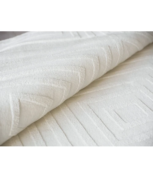 Exquisite Rugs Tovello Modern White 674614X14 SQUARE 14ft.X14ft. SQUARE Square Rug