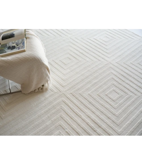 Exquisite Rugs Tovello Modern White 674614X14 SQUARE 14ft.X14ft. SQUARE Square Rug