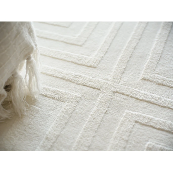 Exquisite Rugs Tovello Modern White 67466X9 6ft.X9ft. Rect. Rug