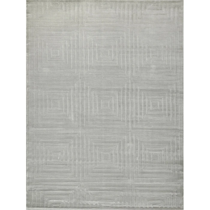 Exquisite Rugs Tovello Modern Light Silver 67479X12 9ft.X12ft. Rect. Rug