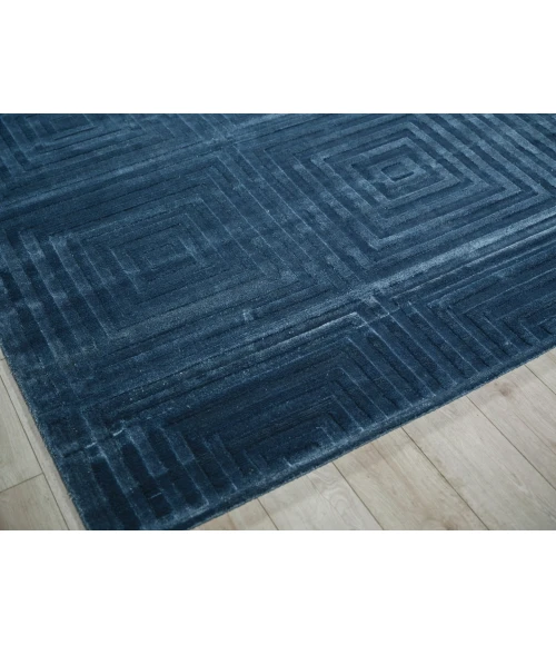 Exquisite Rugs Tovello Modern Navy 674814X14 SQUARE 14ft.X14ft. SQUARE Square Rug