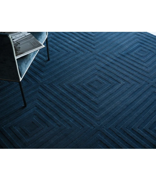 Exquisite Rugs Tovello Modern Navy 674814X14 SQUARE 14ft.X14ft. SQUARE Square Rug
