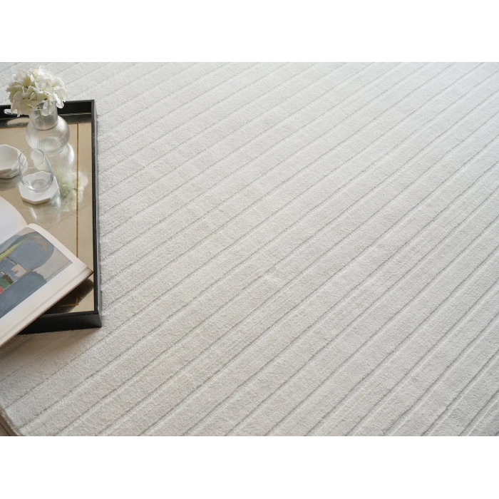 Exquisite Rugs Amani Modern White 67638X10 8ft.X10ft. Rect. Rug