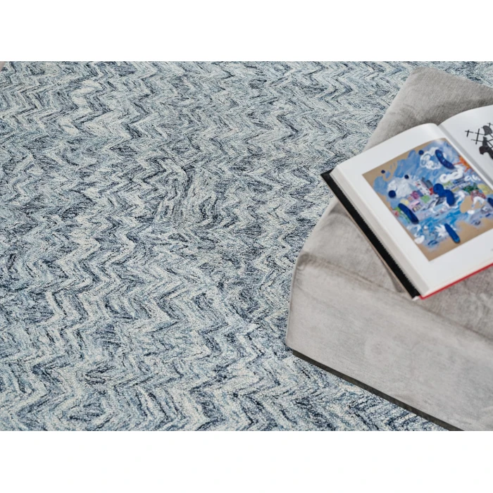 Exquisite Rugs Veneta Blue 67728X10 8ft.X10ft. Rect. Rug