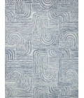 Exquisite Rugs Juno Blue/Ivory 67751X16 1ft.X1ft.6in. Rect. Rug