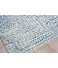 Exquisite Rugs Juno Blue/Ivory 67751X16 1ft.X1ft.6in. Rect. Rug