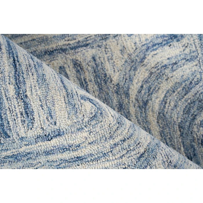 Exquisite Rugs Juno Blue/Ivory 67751X16 1ft.X1ft.6in. Rect. Rug