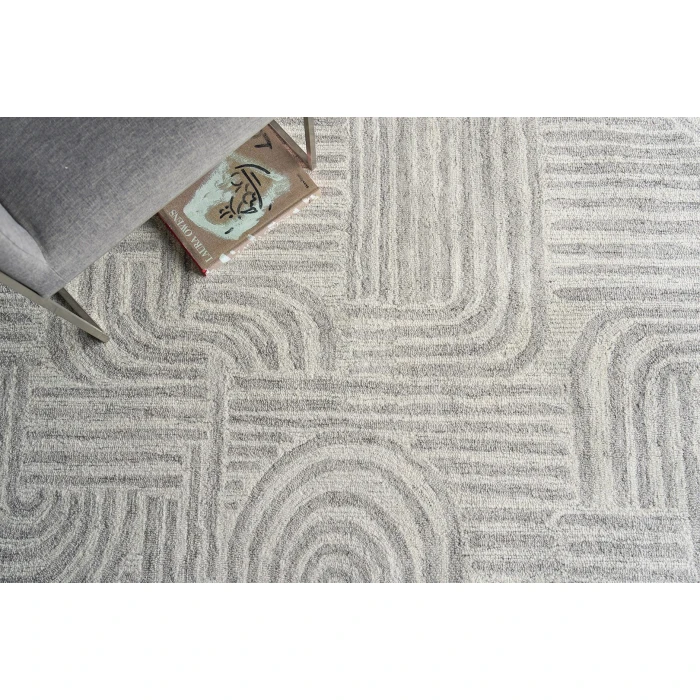 Exquisite Rugs Juno Gray/Ivory 677612X15 12ft.X15ft. Rect. Rug