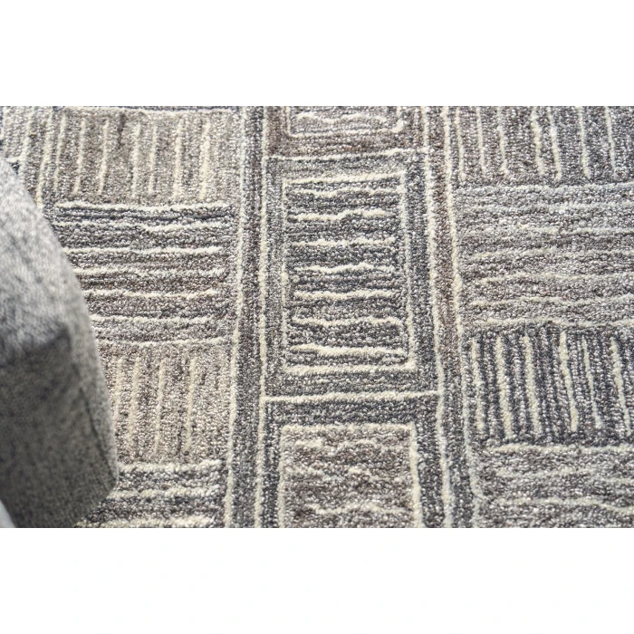 Exquisite Rugs Naturals Charcoal 67776X9 6ft.X9ft. Rect. Rug