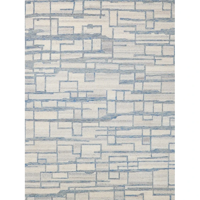 Exquisite Rugs Naturals Blue/Ivory 67801X16 1ft.X1ft.6in. Rect. Rug