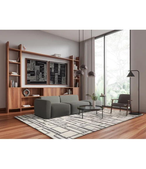 Exquisite Rugs Naturals Charcoal 67815X8 5ft.X8ft. Rect. Rug