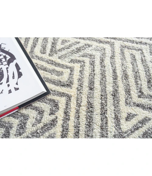 Exquisite Rugs Naturals Gray/Ivory 67825X8 5ft.X8ft. Rect. Rug
