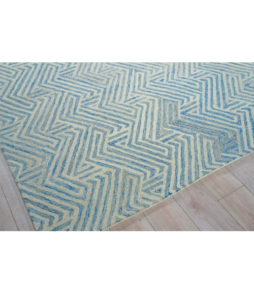 Exquisite Rugs Naturals Blue/Ivory 67835X8 5ft.X8ft. Rect. Rug