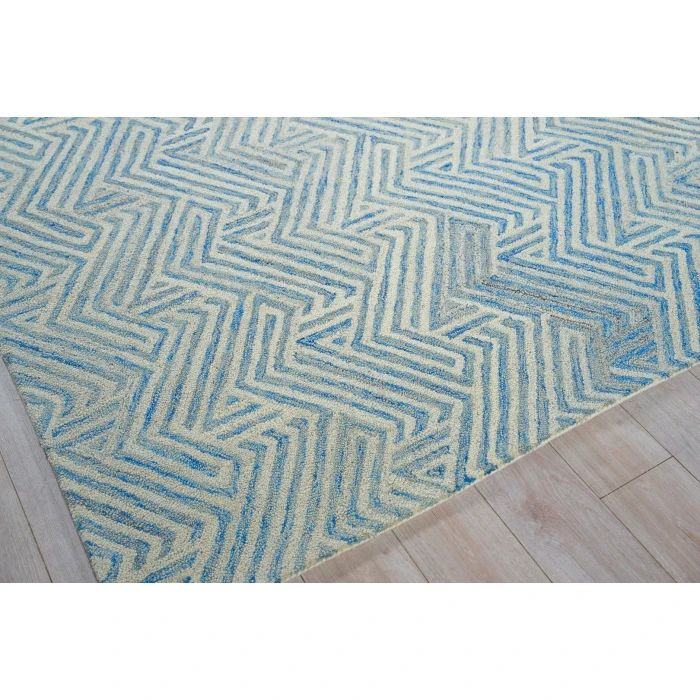 Exquisite Rugs Naturals Blue/Ivory 67838X10 8ft.X10ft. Rect. Rug