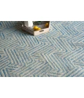 Exquisite Rugs Naturals Blue/Ivory 67835X8 5ft.X8ft. Rect. Rug