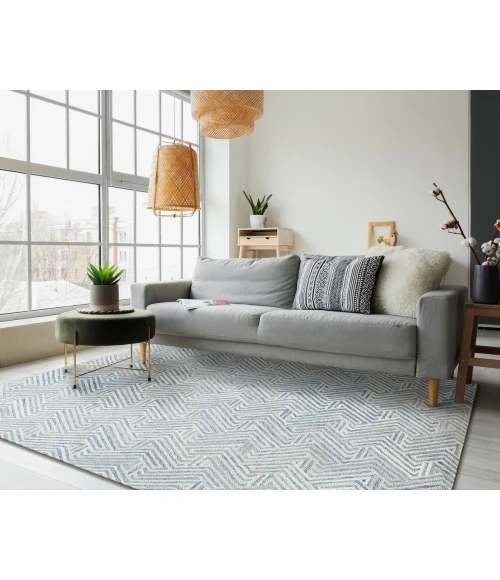 Exquisite Rugs Naturals Blue/Ivory 67835X8 5ft.X8ft. Rect. Rug
