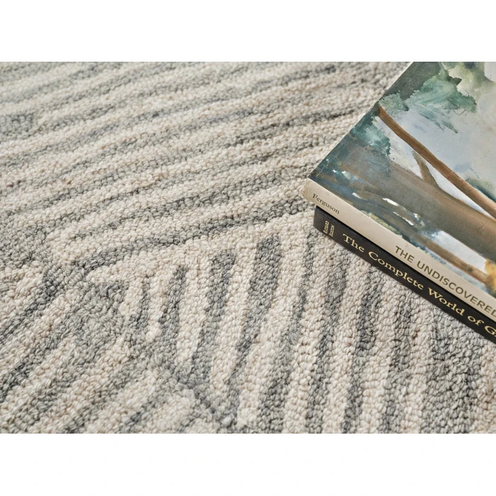 Exquisite Rugs Kascata Silver/Ivory 67864X6 4ft.X6ft. Rect. Rug