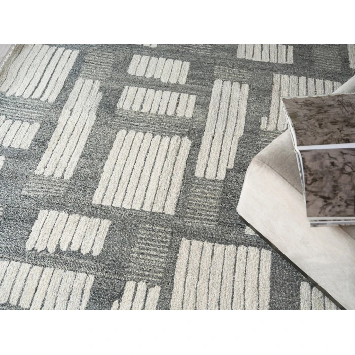 Exquisite Rugs Naturals Ivory/Silver 67879X12 9ft.X12ft. Rect. Rug