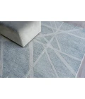 Exquisite Rugs Miami Silver/Ivory 67916X9 6ft.X9ft. Rect. Rug