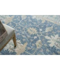 Exquisite Rugs Claremont Oushak Blue/Ivory 67939X12 9ft.X12ft. Rect. Rug