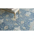 Exquisite Rugs Claremont Oushak Blue/Ivory 67939X12 9ft.X12ft. Rect. Rug