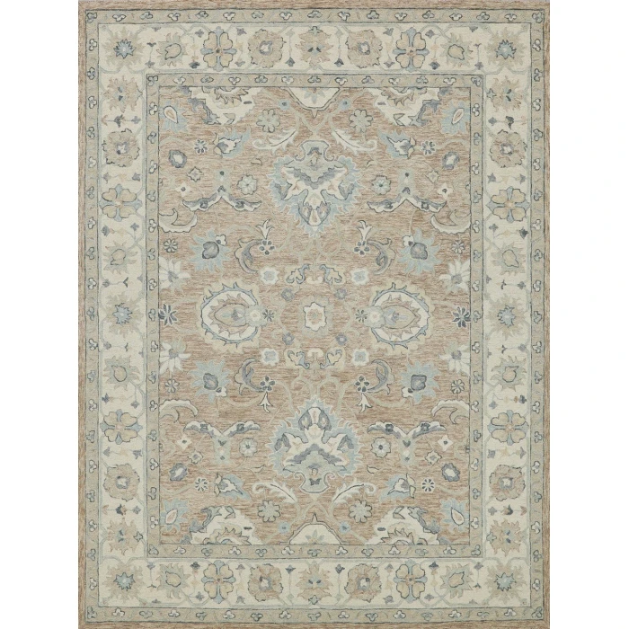 Exquisite Rugs Claremont Oushak Light Brown/Ivory 67959X12 9ft.X12ft. Rect. Rug