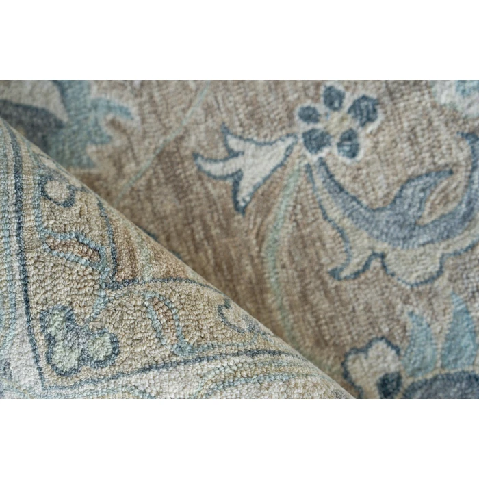 Exquisite Rugs Claremont Oushak Light Brown/Ivory 67959X12 9ft.X12ft. Rect. Rug