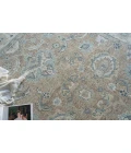 Exquisite Rugs Claremont Oushak Light Brown/Ivory 67959X12 9ft.X12ft. Rect. Rug