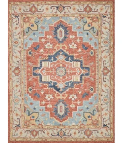 Exquisite Rugs Richmond Serapi Beige/Red 67961X16 1ft.X1ft.6in. Rect. Rug