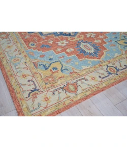 Exquisite Rugs Richmond Serapi Beige/Red 67961X16 1ft.X1ft.6in. Rect. Rug