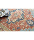 Exquisite Rugs Richmond Serapi Beige/Red 67961X16 1ft.X1ft.6in. Rect. Rug