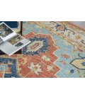 Exquisite Rugs Richmond Serapi Beige/Red 67961X16 1ft.X1ft.6in. Rect. Rug