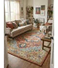 Exquisite Rugs Richmond Serapi Beige/Red 67961X16 1ft.X1ft.6in. Rect. Rug