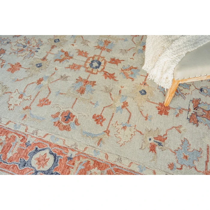 Exquisite Rugs Richmond Serapi Beige/Rust 67981X16 1ft.X1ft.6in. Rect. Rug