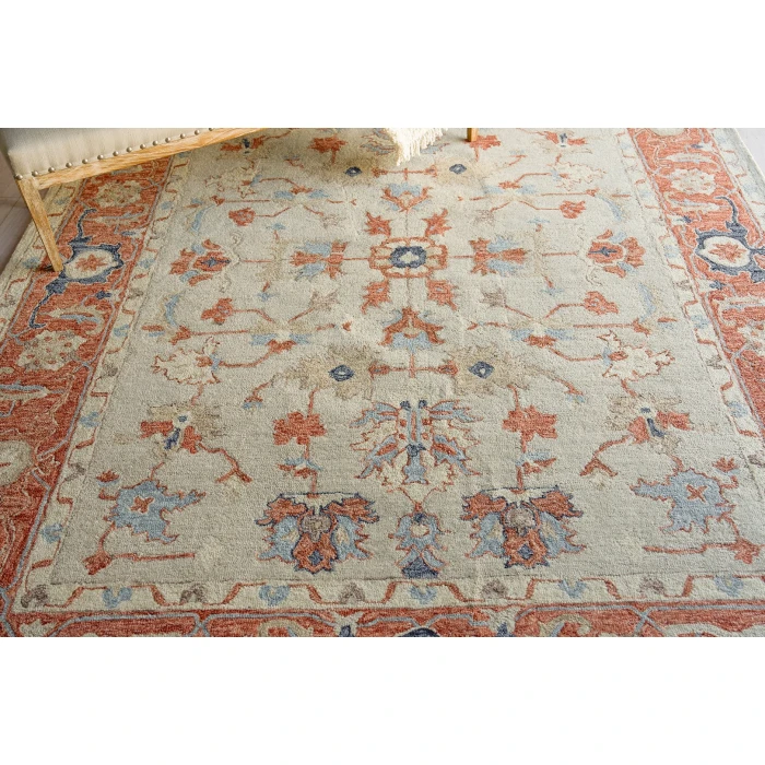 Exquisite Rugs Richmond Serapi Beige/Rust 67981X16 1ft.X1ft.6in. Rect. Rug