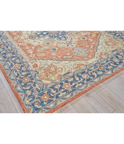 Exquisite Rugs Richmond Serapi Red/Blue 67991X16 1ft.X1ft.6in. Rect. Rug