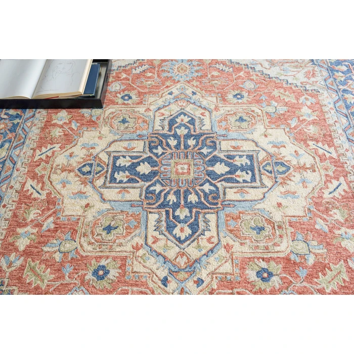 Exquisite Rugs Richmond Serapi Red/Blue 679914X18 14ft.X18ft. Rect. Rug