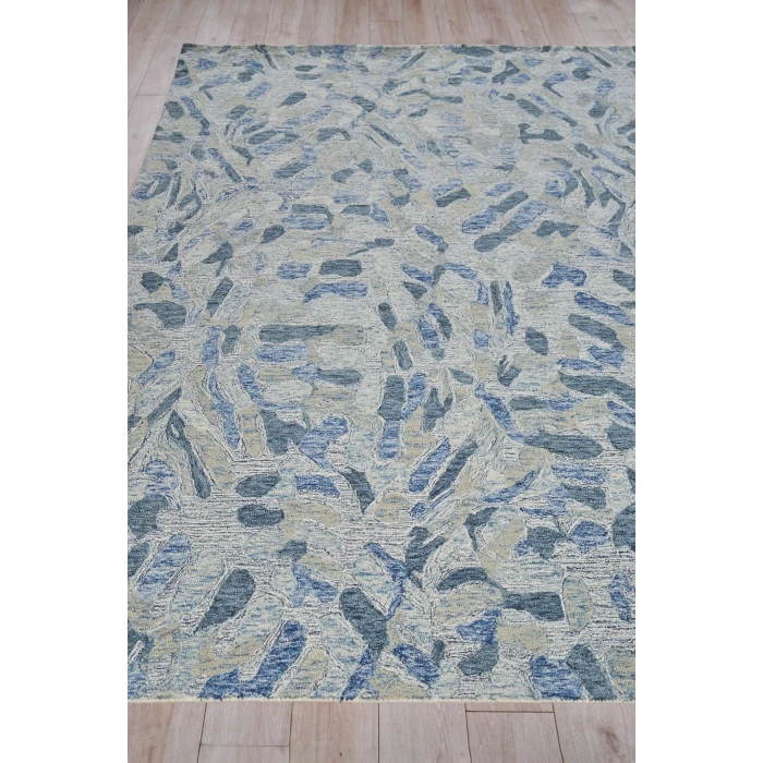Exquisite Rugs Botanica Blue/Ivory/Multi 680810X14 10ft.X14ft. Rect. Rug