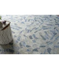 Exquisite Rugs Botanica Blue/Ivory/Multi 680810X14 10ft.X14ft. Rect. Rug