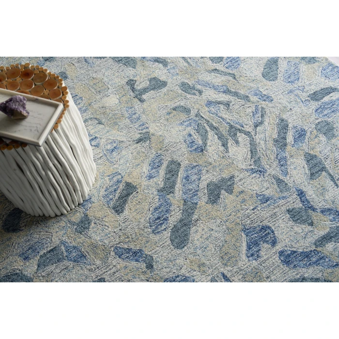 Exquisite Rugs Botanica Blue/Ivory/Multi 680810X14 10ft.X14ft. Rect. Rug