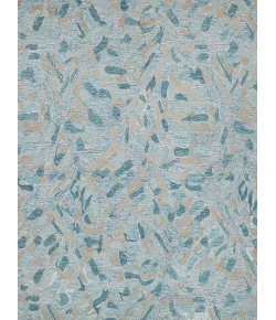Exquisite Rugs Botanica Turquoise/Ivory/Multi 68095X8 5ft.X8ft. Rect. Rug
