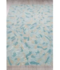Exquisite Rugs Botanica Turquoise/Ivory/Multi 680914X18 14ft.X18ft. Rect. Rug