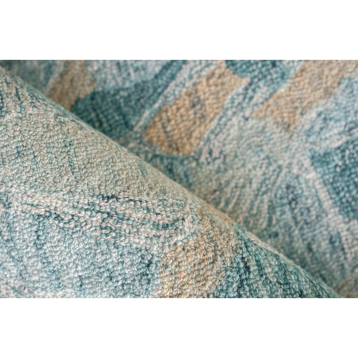 Exquisite Rugs Botanica Turquoise/Ivory/Multi 680914X18 14ft.X18ft. Rect. Rug