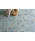 Exquisite Rugs Botanica Turquoise/Ivory/Multi 680914X18 14ft.X18ft. Rect. Rug