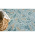 Exquisite Rugs Botanica Turquoise/Ivory/Multi 680914X18 14ft.X18ft. Rect. Rug