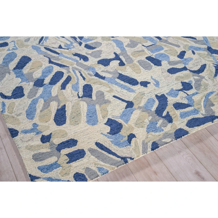 Exquisite Rugs Botanica Navy/Ivory/Multi 681010X14 10ft.X14ft. Rect. Rug